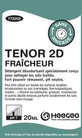 TENOR 2 D DETERGENT DESODORISANT FRAICHEUR C. 250
