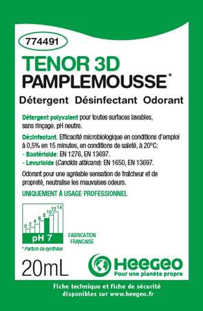 TENOR 3D DETERGENT DESINFECT DESODO PAMPLEMOUSSE C. 252 D