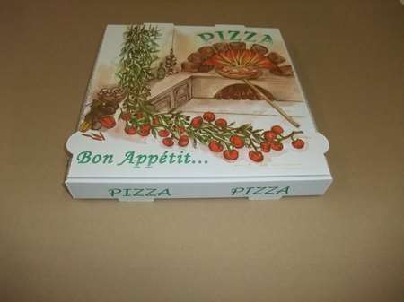BOITES A PIZZA  OLIVES 29 X 29 EN PT DE 100  HAUTEUR 3.5CM