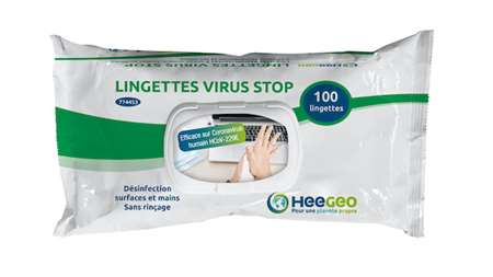 LINGETTES VIRUS STOP FLOW PACK S DE 100
