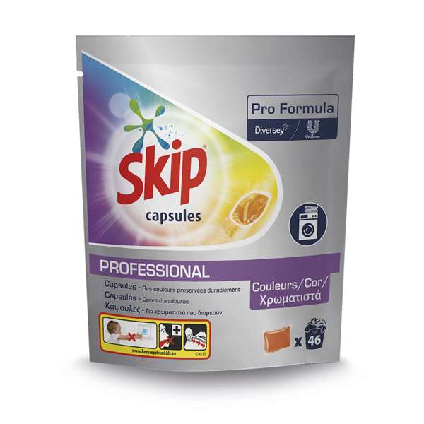 LESSIVE PODS 46 DOSES SKIP PROFESSIONAL COLOUR